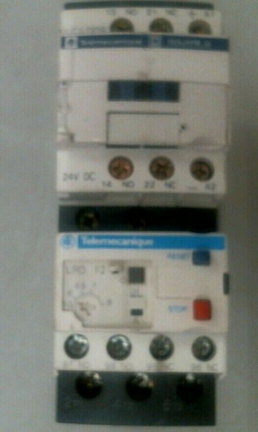 TELEMECANIQUE LC1D09 CONTACTOR W/LRD12, LAD4TBDL -FREE SHIPPING