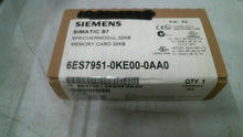 Load image into Gallery viewer, SIEMENS 6ES7951-0KE00-0AA0 SIMATIC S7 MEMORY CARD 32KB 5V FLASH EPROM -FREE SHIP
