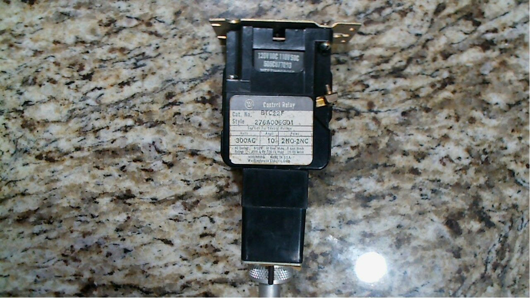 WESTINGHOUSE BTC22F BT TIMING RELAY ON DELAY 300V - FREE SHIPPING