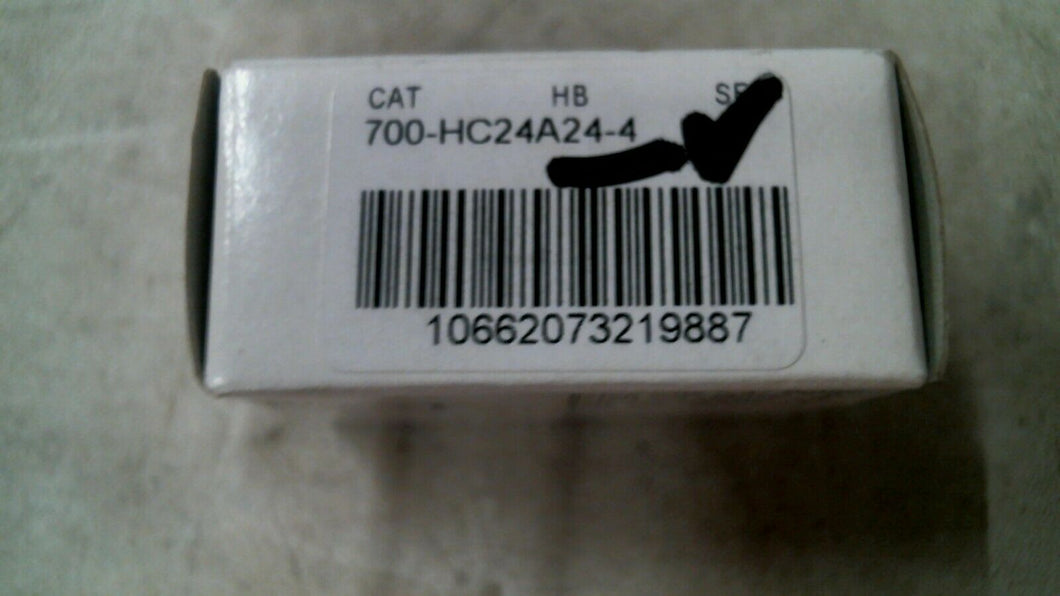 ALLEN BRADLEY 700-HC24A24-4 MANUAL OVERRIDE RELAY WITH 