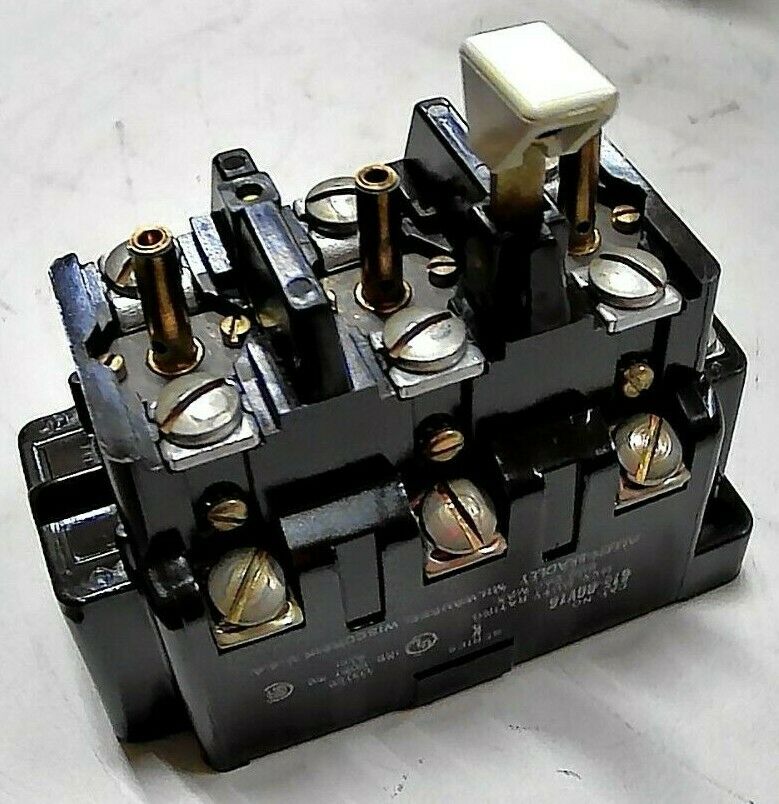 AB ROCKWELL 815-BOV16 SERIES K HEAVY DUTY OVERLOAD OVERLOAD RELAY *FREE SHIPPING