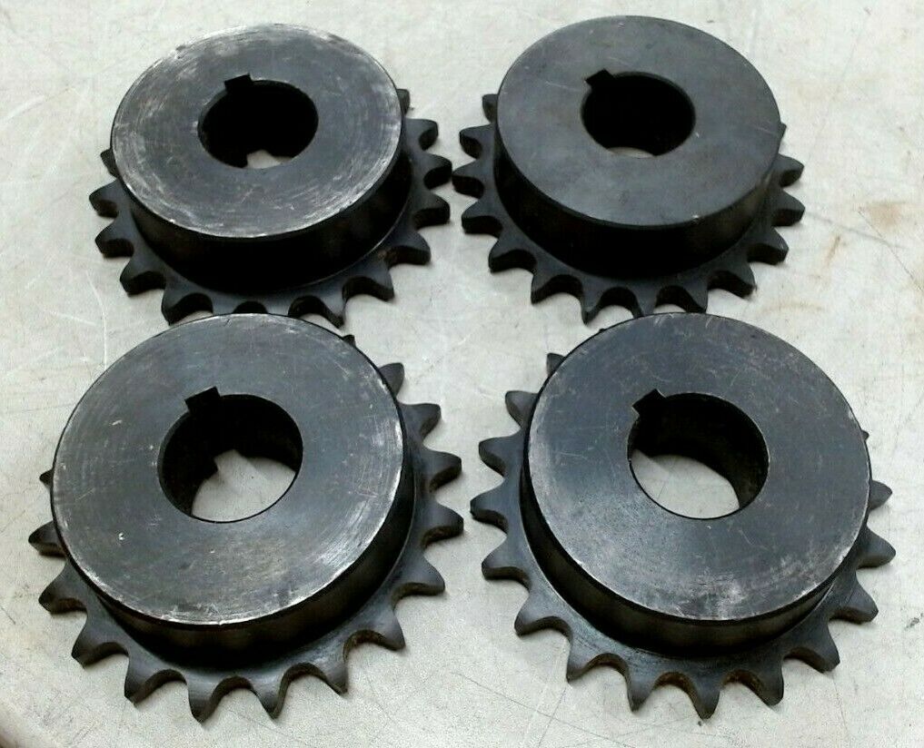 LOT/4 BLACK STAR H40BS20 1 ROLLER CHAIN SPROCKET 1IN I.D. (1495) *FREE SHIPPING*