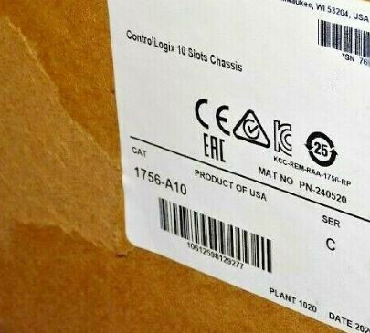 sealed 2020 Allen-Bradley 1756-A10 10 Slot ControlLogix Chassis