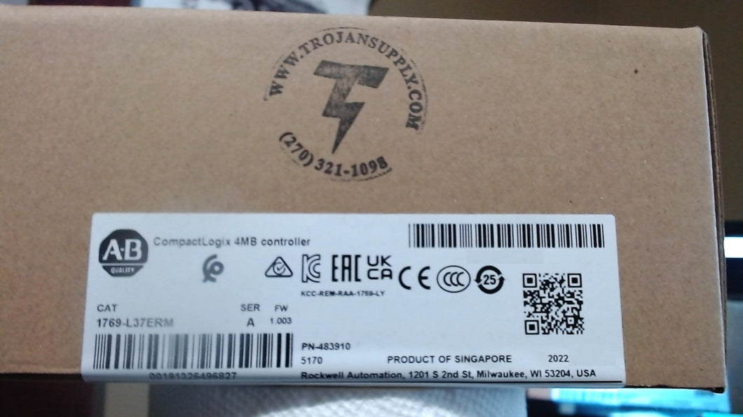2022 Allen-Bradley 1769-L37ERM CompactLogix 5370