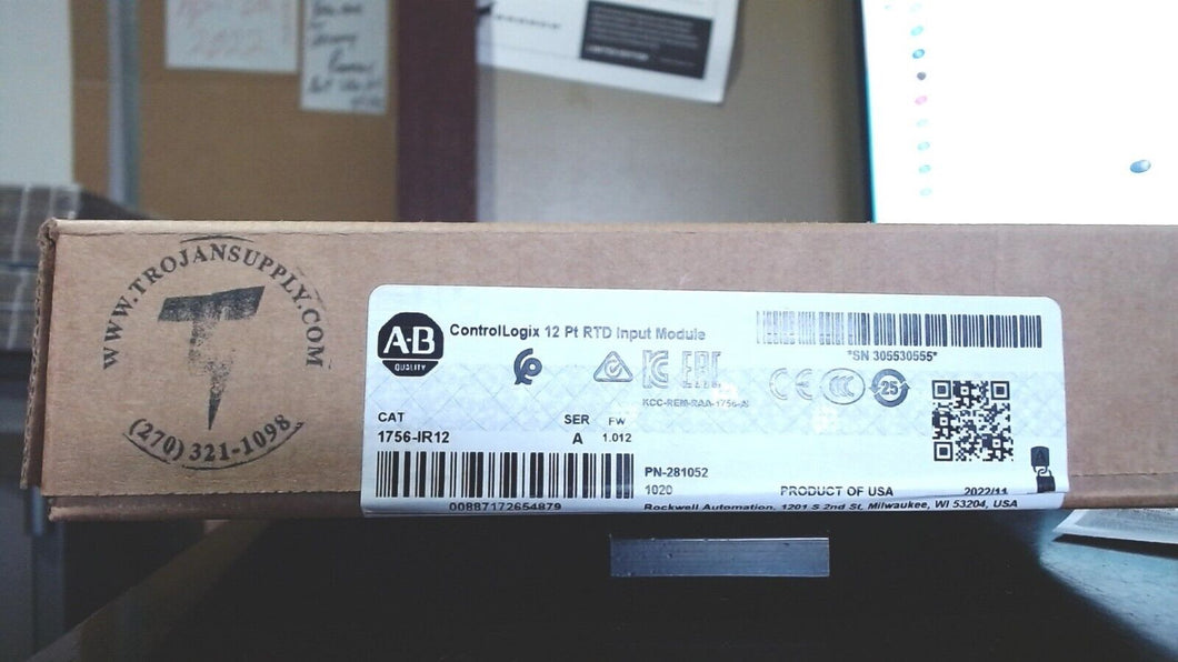 2022 factory sealed surplus Allen Bradley 1756-IR12